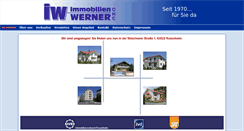 Desktop Screenshot of immobilien-werner.de
