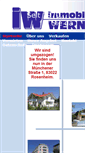 Mobile Screenshot of immobilien-werner.de